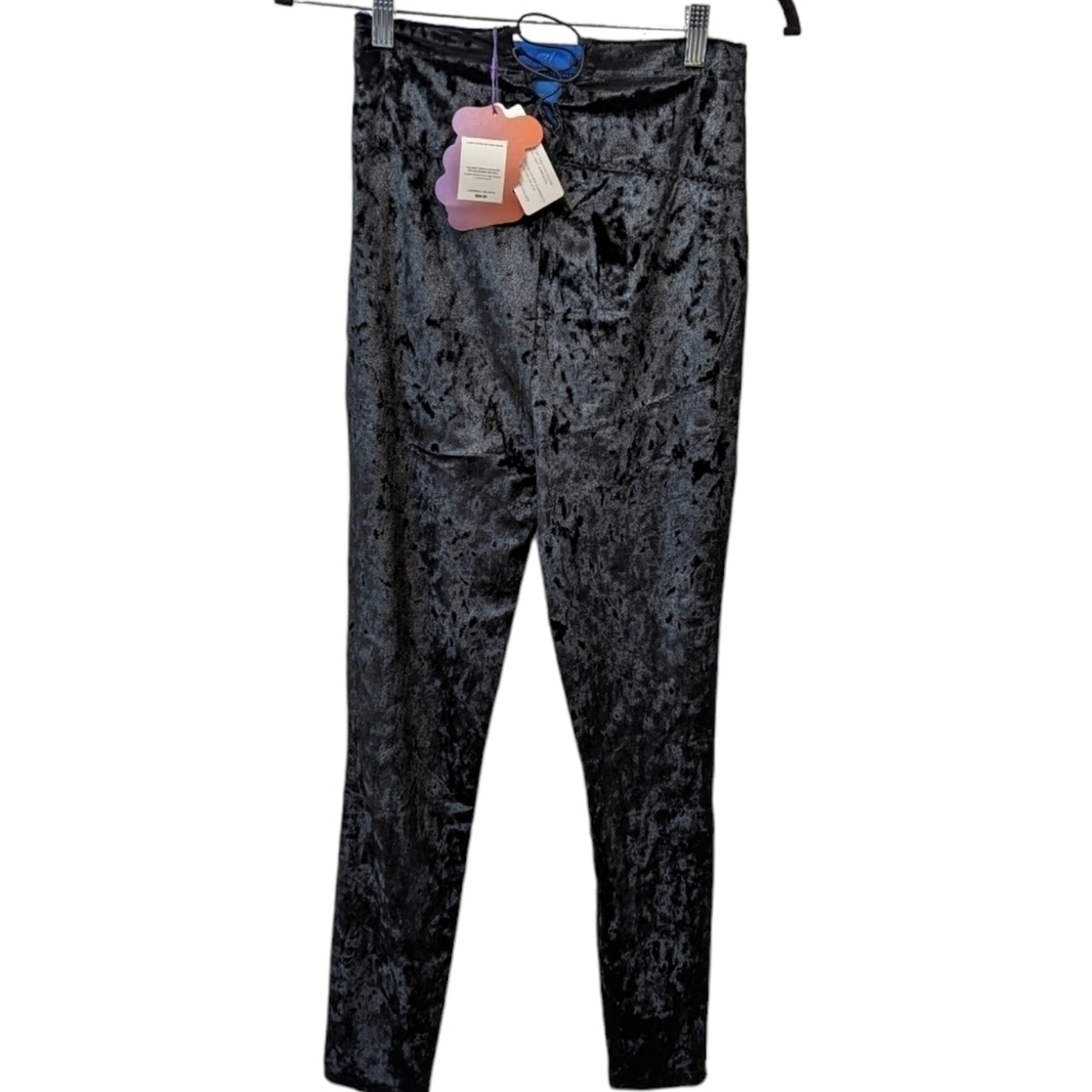 Yitty Plusshy Velvet Shaping High Waist Legging in Iconic Black (L)